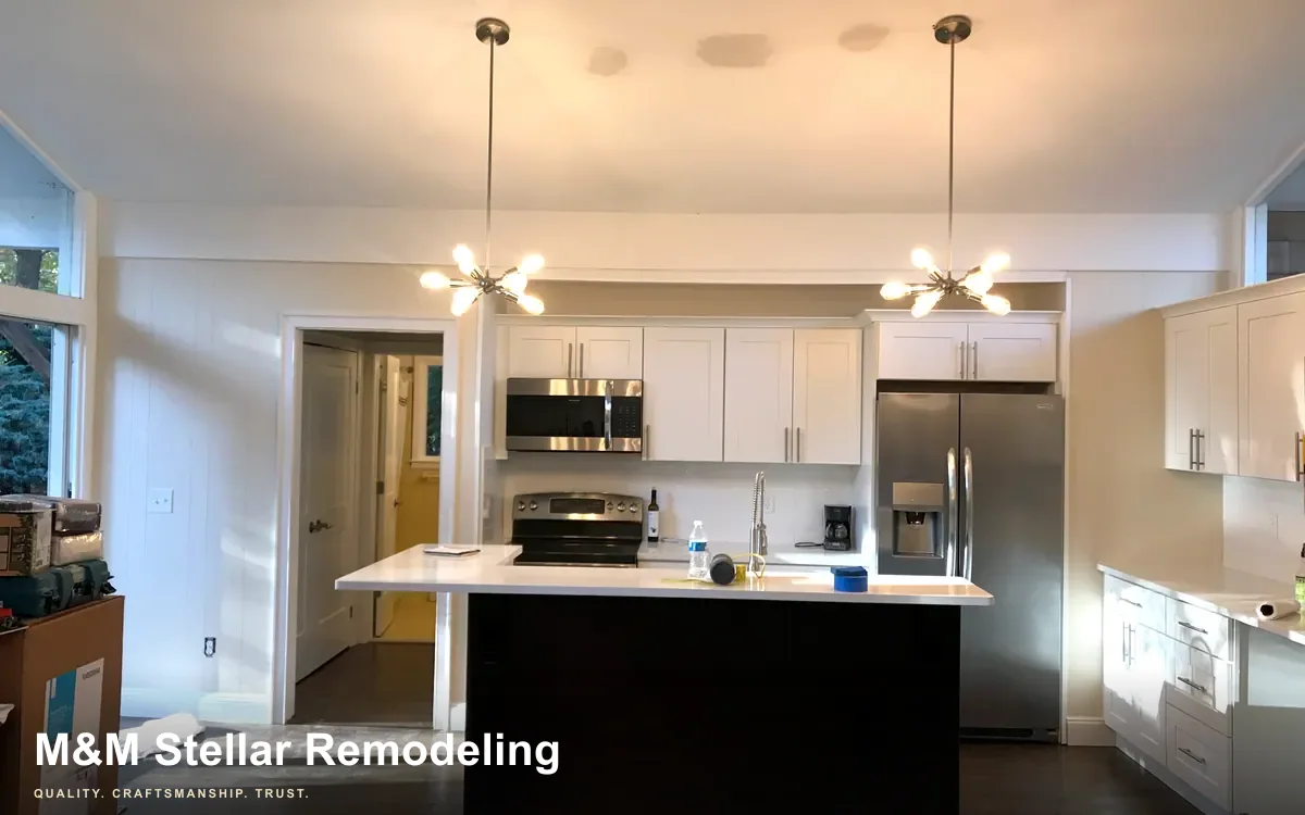 M&M Stellar kitchen remodel after completion.